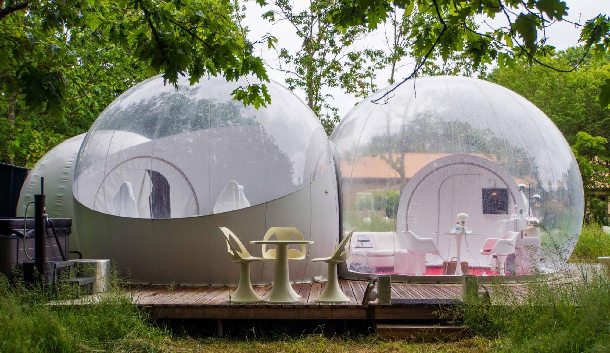 L Ost In Sensations -Hebergements Insolites Et Suites De Luxe Spa Sauna Piscine Foret Marcenais Eksteriør bilde