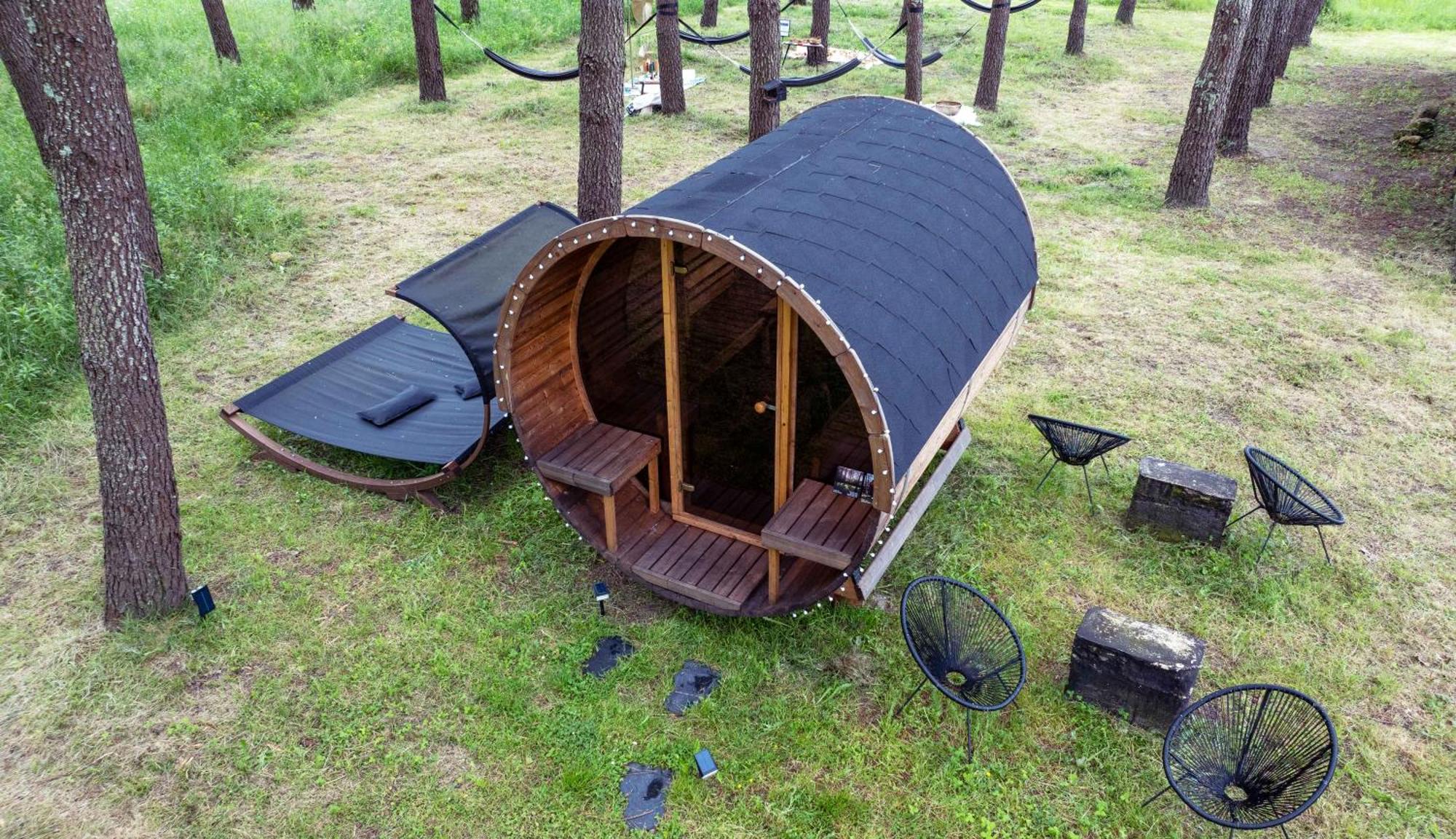 L Ost In Sensations -Hebergements Insolites Et Suites De Luxe Spa Sauna Piscine Foret Marcenais Eksteriør bilde