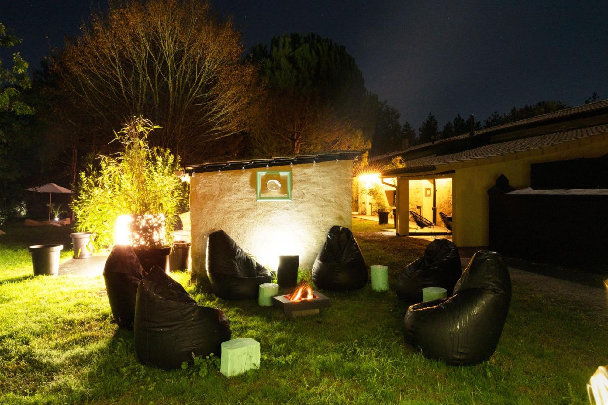 L Ost In Sensations -Hebergements Insolites Et Suites De Luxe Spa Sauna Piscine Foret Marcenais Eksteriør bilde