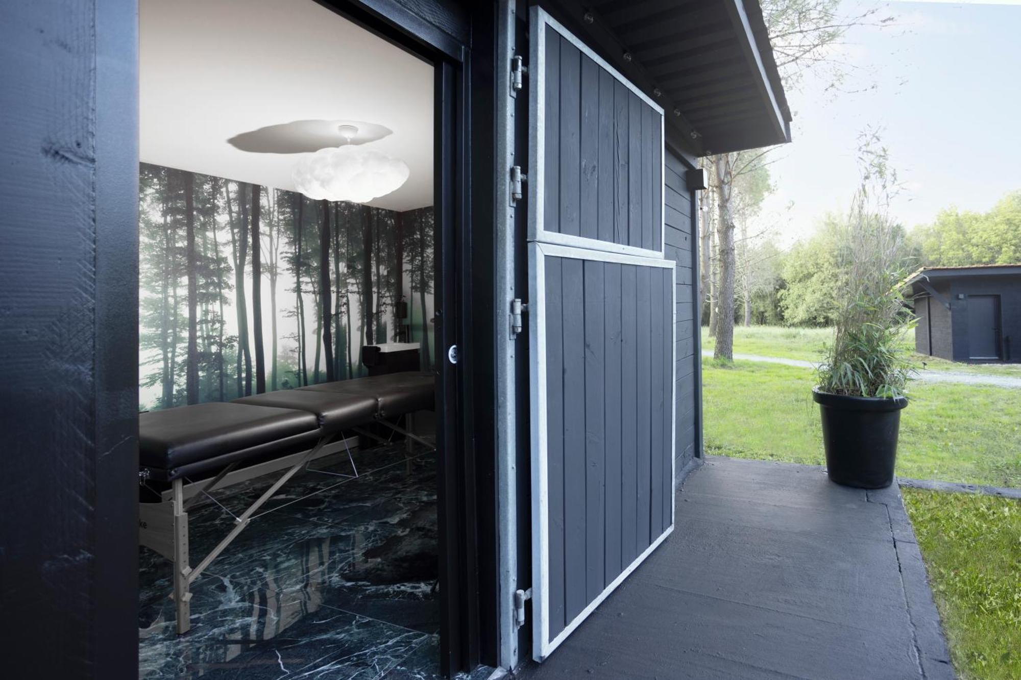 L Ost In Sensations -Hebergements Insolites Et Suites De Luxe Spa Sauna Piscine Foret Marcenais Eksteriør bilde